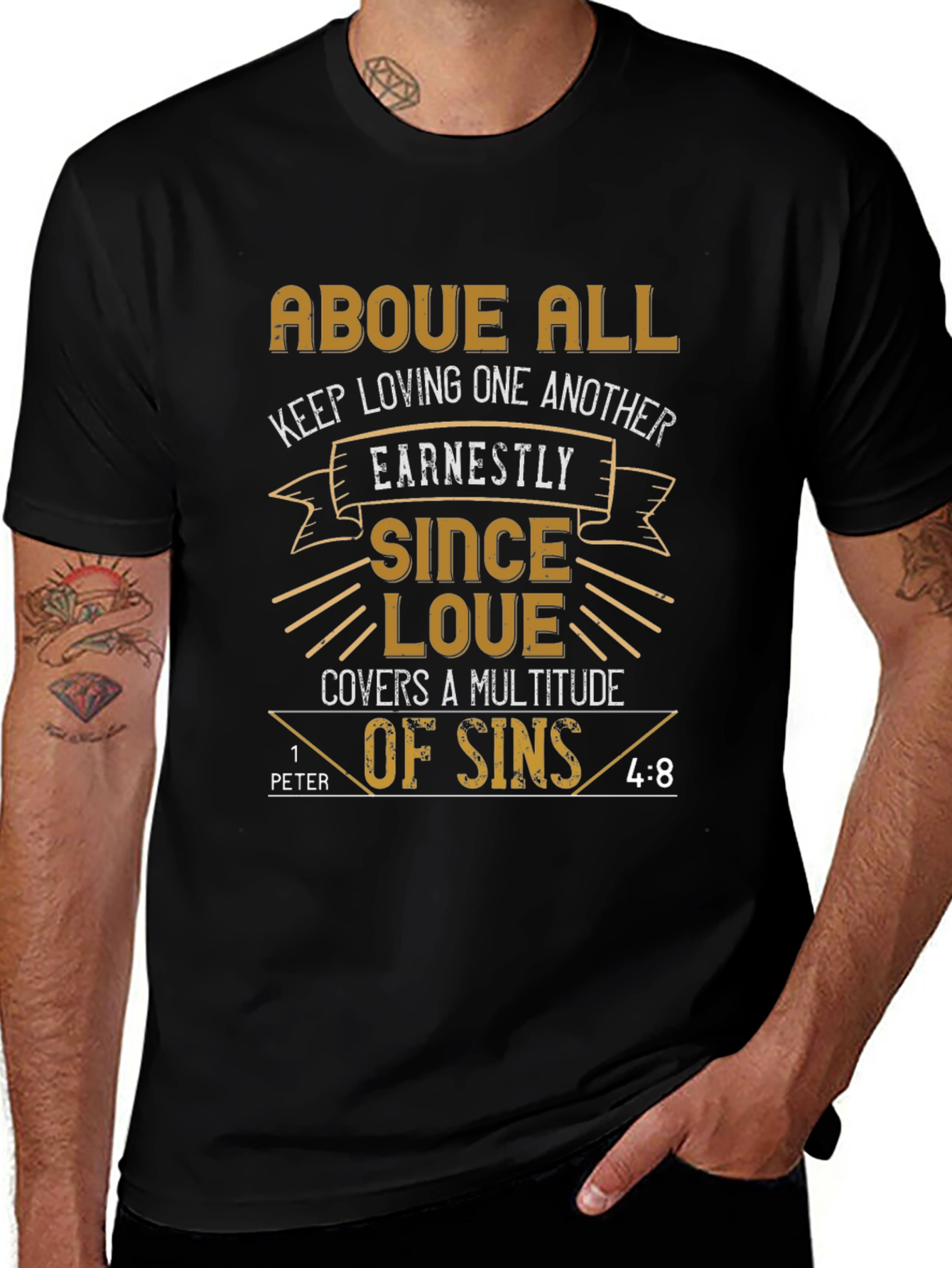Love Covers All Sins Graphic T-Shirt